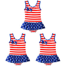 3St Badpak Met Amerikaans Ontwerp, Elastisch Zwemkleding