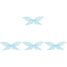 4St Skyblauwe Vlindervleugels Cosplay Fotoprops En