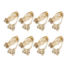 64St Metaal Clip-on Oorclips Goud Voor DIY Oorbellen