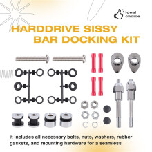 Motorcycle HardDrive Sissy Bar Docking Hardware Kit for Dyna FXD 2002-2005 Models