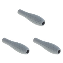 3St Siliconen Stylus Cover Grijs Anti-Slip Bescherming Sleeve