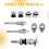 Motorcycle HardDrive Sissy Bar Docking Hardware Kit for  Dyna FXD 2002-2005 Models 5