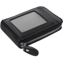 2St Zwarte Kaart Organizer Met Ritssluiting Praktische Credit Case