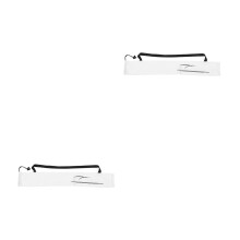 2St Witte Fleece Baseball Bat Tas Ademend Duurzaam Voor Thuisgebruik