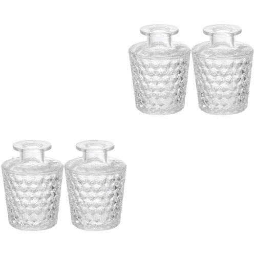 4St Diffuser Pot Transparant Herbruikbaar Elegant