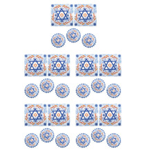 100St Disposable Hanukkah Servetten Papier Voor Joods Feest En Diner