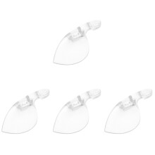 4St Witte Acryl Schoudersteun Voor Viool Comfortabel Gebruik