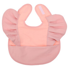 2Pièces Bavoirs Pour Bébé Rose Réutilisables En Doux