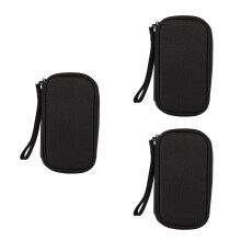 3St USB Accessoires Opbergzak Robuust Zwart Met Handvat