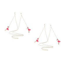 2St Unieke Kleurrijke Eyeglasses Ketting Met Antislip Functie