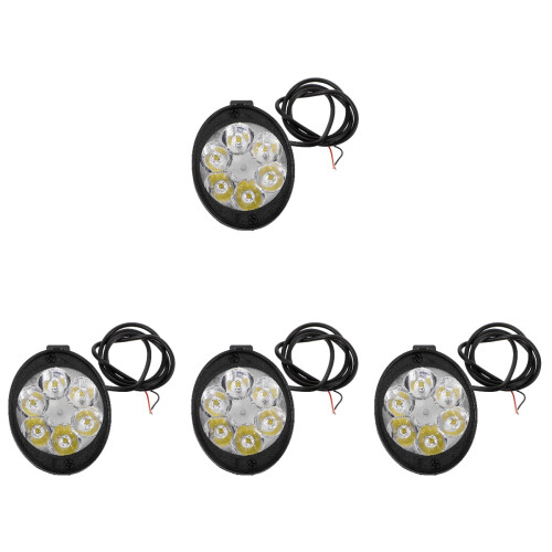 4St Motorfiets Mistlamp Heldere Verlichting Multi Kleur Kunststof