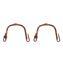 2St Te Monteren Rattan Theepotvervangingshandvat Koffie Kleur