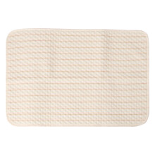 2St Waterdichte Baby Pad Beige Wasbaar Huidvriendelijk