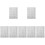 7St Wit Silicone Hanger Mal Voor DIY Kristal Epoxy Sieraden 1