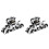 2St Praktische Haarclip Acryl Wit Retro Haaraccessoire 1