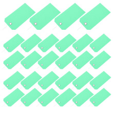 100St Groene Bagagelabels Met En PVC Voor Reis En Magazijn