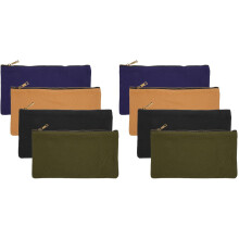 8St Small Canvas Tool Organizer Bags with Zipper for Tools Storage