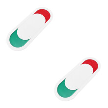 2St Solide Witte Privacy Indicator Voor Kantoor En Toilet