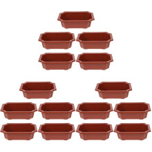 15St Creatieve Plastic Plantpot Rood Stevig Voor Huis En Tuindecor