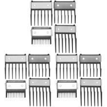 12St Praktische Clipper Guards Zwart ABS Voor Professionele Haarsnit