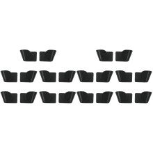 10Paren Sterk Kleefwandrek Potdeksel Organizer Donkergroen