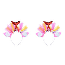 2St Haarband Zeemeermin Schelp Cartoon Hoofdband Multi Kleur