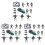 3Sets Plastic Soldaat Figuren Sets Decoratieve Kinderspeelgoed 1