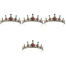 4St Tiara, Alloy Hoofdband Bruid Voor Gelegenheden