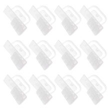 50St Plastic Kaartclip Wit Voor Goederen in Retail Winkels