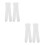 4Paren Witte Dance Tights Ultradun En Elastisch Materiaal 6