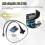 USB 3.1 Type C Front Panel Header Extension Cable 50 cm, USB 3.1 Type E to USB 3.1 Type C Cable,Gen 2 10 Gbps Cable 3