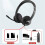 Fone de Ouvido USB com Microfone para PC, Computador e Laptop, com Conector de 3,5 mm e Microfone com Cancelamento de Ruído para Uso Doméstico. 3
