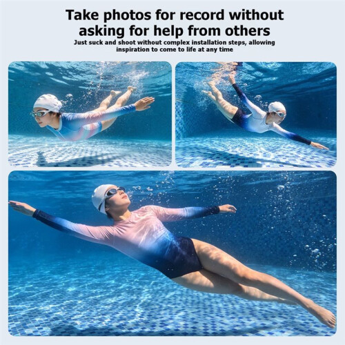 Underwater Waterproof Case for Action 6 5pro 4 3 Camera Diving Protective Housing Shell Underwater Suction Cup Mount 2
