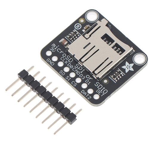 4682 Adafruit for MicroSD Card Breakout Module - SPI/SDIO 3V Only Flash Memory Expansion Board for Electronic Projects 1