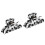 2St Praktische Haarclip Acryl Wit Retro Haaraccessoire 4