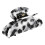 2St Praktische Haarclip Acryl Wit Retro Haaraccessoire 2