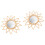 2St Woven Rattan Spiegel Practical Makeup Mirror in Khaki 5
