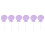 6Pièces Props Créatifs Sucettes Violet Pour Enfants Décor De 7