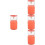 4Sets Draagbare Kinder Ontbijtbeker Roze Met Sluitingssysteem 6