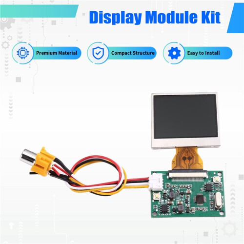 Kit de Módulo de Tela LCD de 2 Polegadas, 640x240, Formato 4:3, com Entrada RCA para Eletrodomésticos 1
