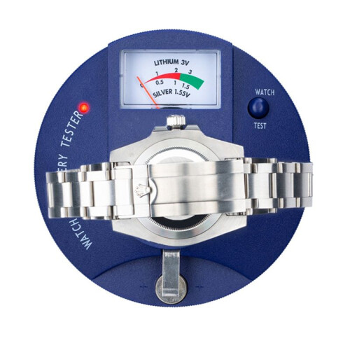 2X Quartz Movement Tester ,Circular Type Watch Battery Pulse Tester and 1.5V 3V Button Cell Battery Analyzer 1