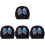 4St Elastische Zwemcaps Dames Sky- Nylon Met Modieuze Strik 2
