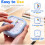Visual Timer for Kids,60 Minute Timer Digital Pomodoro Timer Countdown with Silent Pause Function for Kitchen Study 4