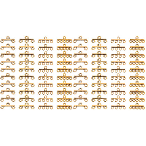 80Pièces Fermoirs Solides Dorés Pour DIY Colliers Bracelets 1
