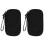 2Pièces Pochette Noire Pratique Rangement Casque Et 2