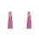 2Pièces Décoration Jardin Bleu Polyester Vent Indicateur Extérieur 3