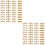 80Pièces Fermoirs Solides Dorés Pour DIY Colliers Bracelets 6