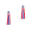 2Pièces Décoration Jardin Bleu Polyester Vent Indicateur Extérieur 7