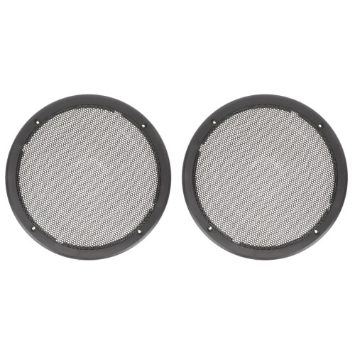 2Pièces Grilles Décoratives Noires Accessoires Audio 1