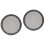 2Pièces Grilles Décoratives Noires Accessoires Audio 3